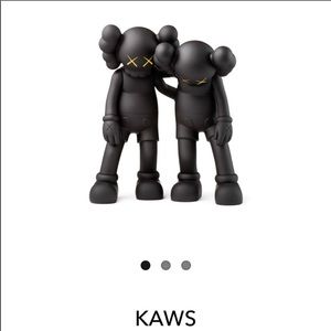 KAWS ALONG THE WAY VINYL COMPANION FIGURE BLACK